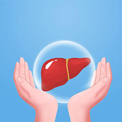 Hydrogen gas with liver