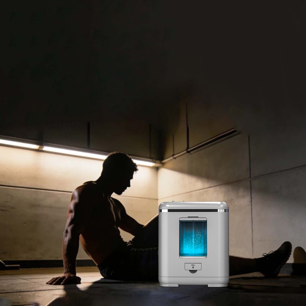 Hydrogen for top athletes recovery program